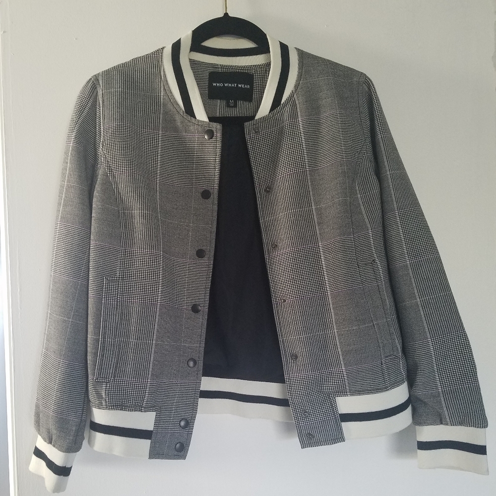 WHO WHAT WEAR Bomber